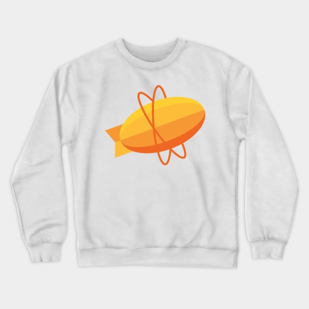 Zeplein Logo - Airship Crewneck Sweatshirt by hipstuff